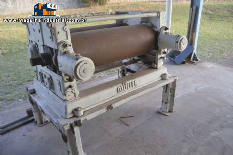 Refinador moinho de rolos horizontal com dois rolos Muller