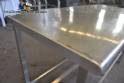 Mesa de ao inox 700 mm x 1500 mm