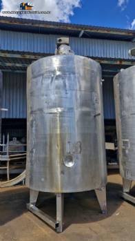 Tanque misturador encamisado em a�o inox 5.000 litros APV