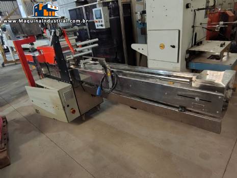 Embaladora flowpack em a�o inox WEF M�quinas Maqinox
