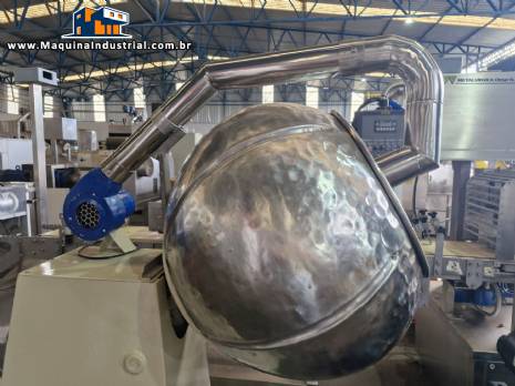 Drageadeira com talisca com bojo em aço inox Incapri 100 kg