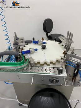 Envasadora rotativa para frascos Nelpas 100 ml inox 316