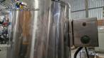 Tanque misturador encamisado em inox eltrico com hlice centrifuga tipo Cowles