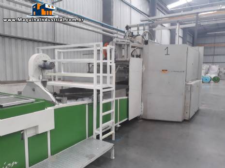 Termoformadora de copos descart�veis pl�sticos Eletro-Forming