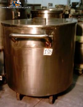 Tanque encamisado em inox 316