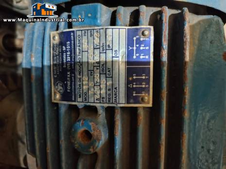 Motor de 7,5 CV 3500rpm flange FF 220/380v