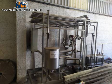 Pasteurizador de placas 5000 litros/hora