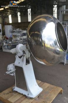 Drageadeira lisa em a�o inox 100 litros