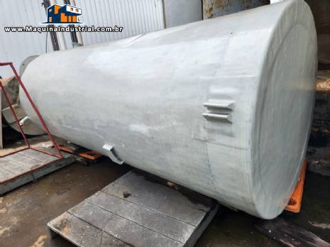 Tanque em fibra com capacidade 7.500 litros