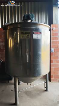 Tanque encamisado reator em a�o inox 3.500 L