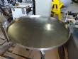 Mesa classificat�ria acumuladora girat�ria em a�o inox 1100 mm