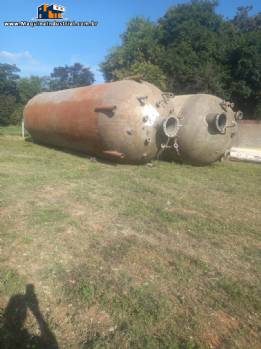 Tanque digestor em a�o inox 107.000 litros