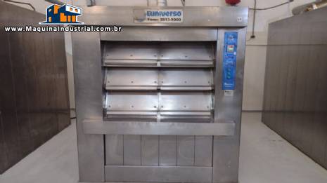 Forno de lastro em inox Universo