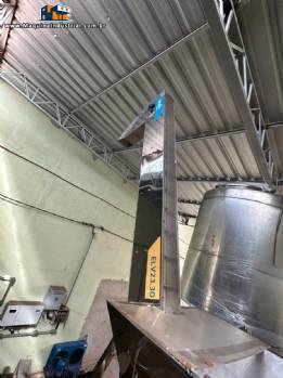 Elevador posicionador alimentador girafa em ao inox de tampas IMSB