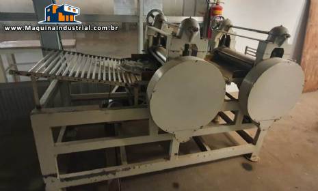 Linha cont�nua de macarr�o 600 Kg / hora Indiana