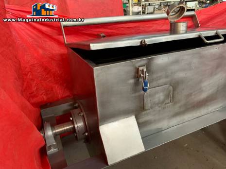 Misturador de p�s em a�o inox 600 litros para p�s