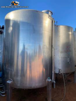 Tanque misturador em a�o inox 5.000 L Inoxil