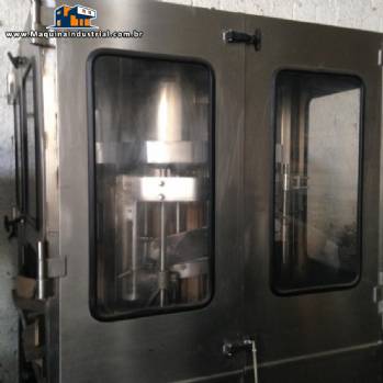 Linha completa para envase de p� e granulados em vidros