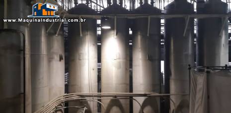 Silo em inox 14 m