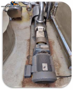 Bomba positiva helicoidal em inox 316 Netzsch 10 m� / h