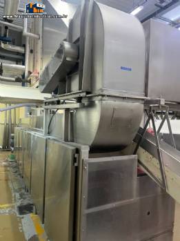 T�nel de resfriamento em inox para cristaliza��o de pirulito e balas 750 kg