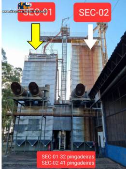 Secador torre de secagem de gr�os sementes produtos agr�colas milho Kepler Weber