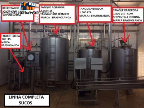 Linha completa para produo pasteurizao e envase de sucos