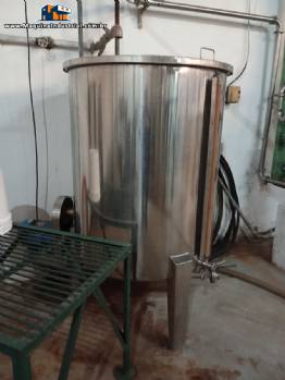 Tanque em inox com fervedor 1.000 litros Zegla