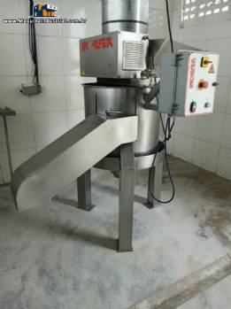 Descascador industrial  de cebolas e vegetais em a�o inox Incalfer at� 1000 Kg / hora