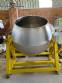 Drageadeira tipo betoneira lisa basculante em inox Bravaeco 500 litros