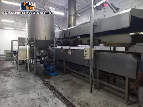 Linha para fabrica��o de batata palha e chips MCI