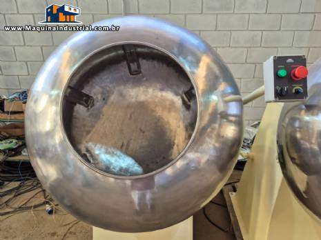 Drageadeira tangerina em inox 200 litros