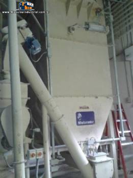 Sistema para recepção armazenagem e transporte de farinha Brasilos