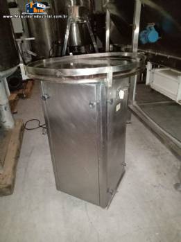 Mesa acumuladora em inox 680 mm