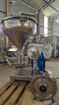 Triblender misturador em linha Tri-blender em inox 316 para alimentos 20 cv