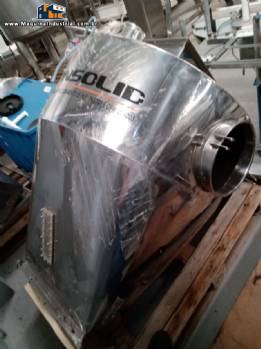 Silo vertical com rosca transportadora helicoidal em inox Consolid