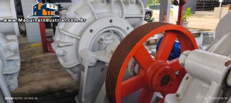 Bomba centr�fuga para polpas abrasivas aplica��es pesadas Weir Warman 12/10