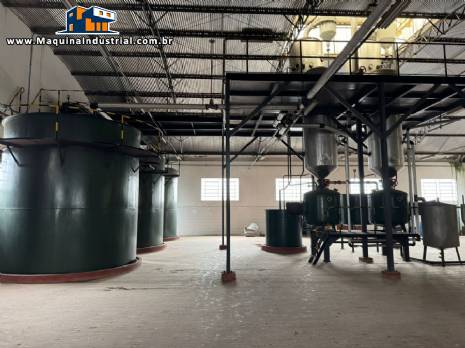 Destilaria para glicerina com tanque, evaporar concentrador e filtro pensa Destilaria para glicerina com tanque, evaporar concentrador e filtro pensa