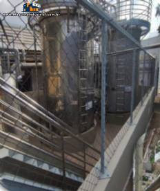 Estação de CIP tanques encamisados válvulas bombas centrífugas Alfa Laval KHS Spirax Sarco Valmicro Estação de CIP tanques encamisados válvulas bombas centrífugas Alfa Laval KHS Spirax Sarco Valmicro