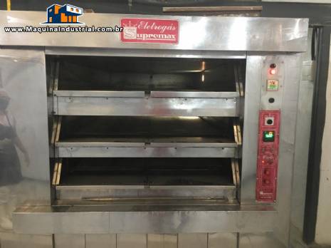 Forno de lastro ciclo térmico Supremax para panificação, pizzarias e confeitaria Forno de lastro ciclo térmico Supremax para panificação, pizzarias e confeitaria