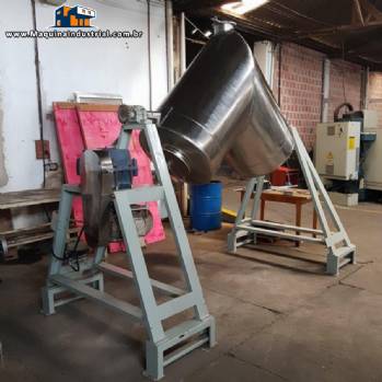 Misturador em V para 500 litros em inox Misturador em V para 500 litros em inox