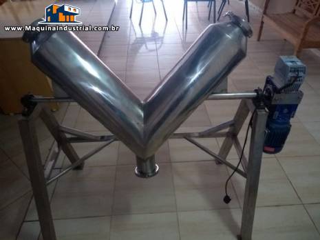 Misturador em V para laboratório Misturador em V para laboratório
