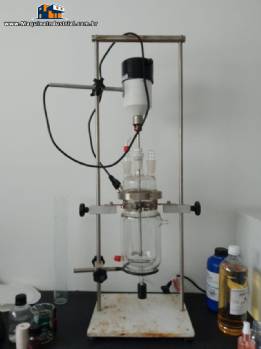 Reator encamisado de vidro de bancada Adonex 1 litro 1000 ml Reator encamisado de vidro de bancada Adonex 1 litro 1000 ml
