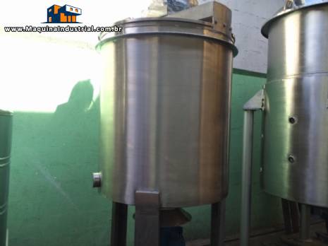 Tanque misturador em inox 1200 L Tanque misturador em inox 1200 L