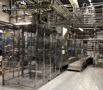 Termoformadora envasadora seladora bandejas FFS iogurte IMA ERCA Termoformadora envasadora seladora bandejas FFS iogurte IMA ERCA